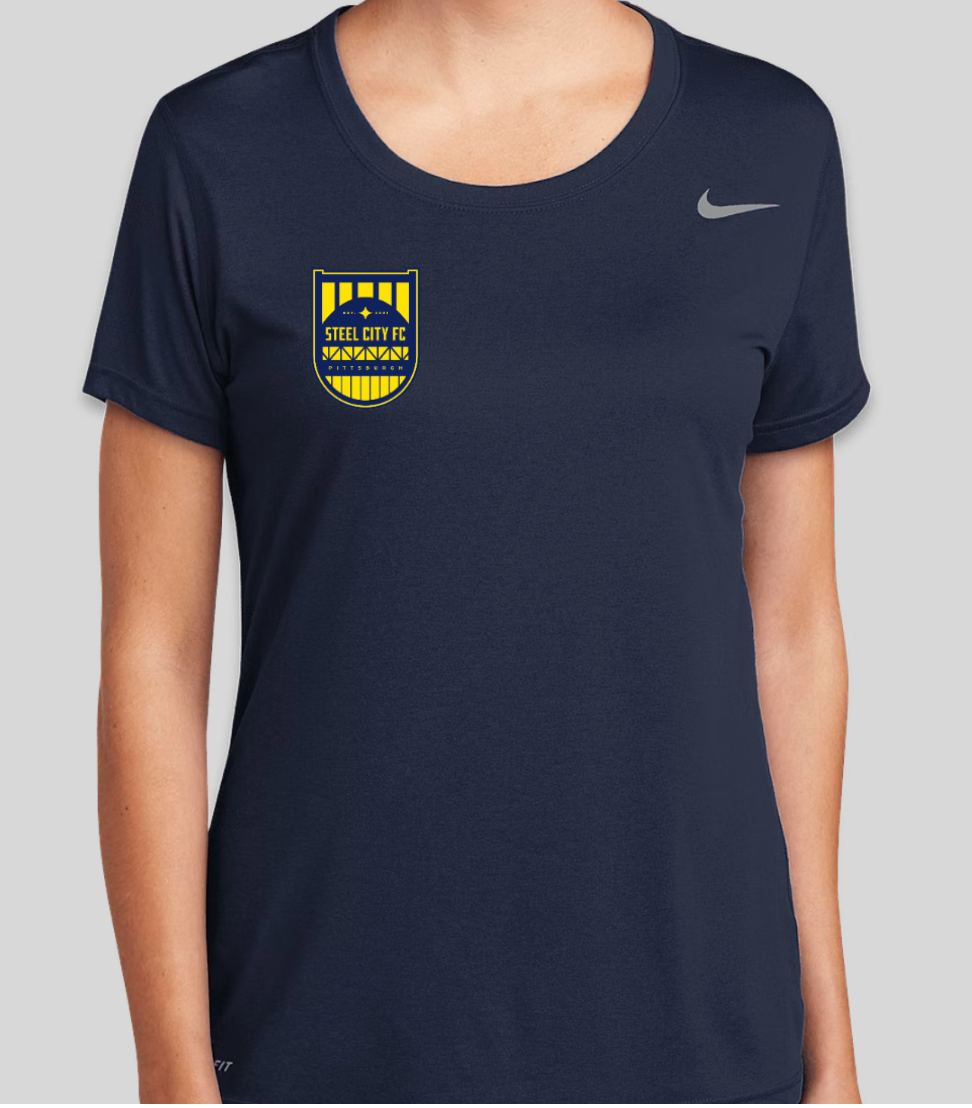 SCFC - Navy Blue Nike Legend T-Shirt with Logo Right Chest – Steel SCFC - Navy Blue Nike Legend T-Shirt with Logo Right Chest – Steel
