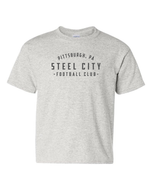 Ash Gray 'SCFC' Curved T-Shirt
