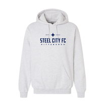 Load image into Gallery viewer, Ash Grey Hoodie with SCFC Text logo