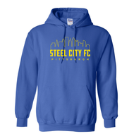 SCFC City Edition - Royal Blue Hoodie with Yellow Steel City Skyline