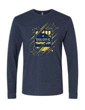 Load image into Gallery viewer, NEW!!! Steel City FC Soft CVC Starstrike Long Sleeve T-shirt