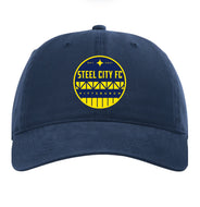 New! SCFC Classic Hat Navy - Circle Embroidered Patch Logo by