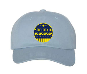 New! SCFC Classic Hat Light Blue - Circle Embroidered Patch Logo by