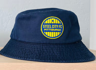 New! SCFC Bucket Hat - Circle Patch Logo - Navy
