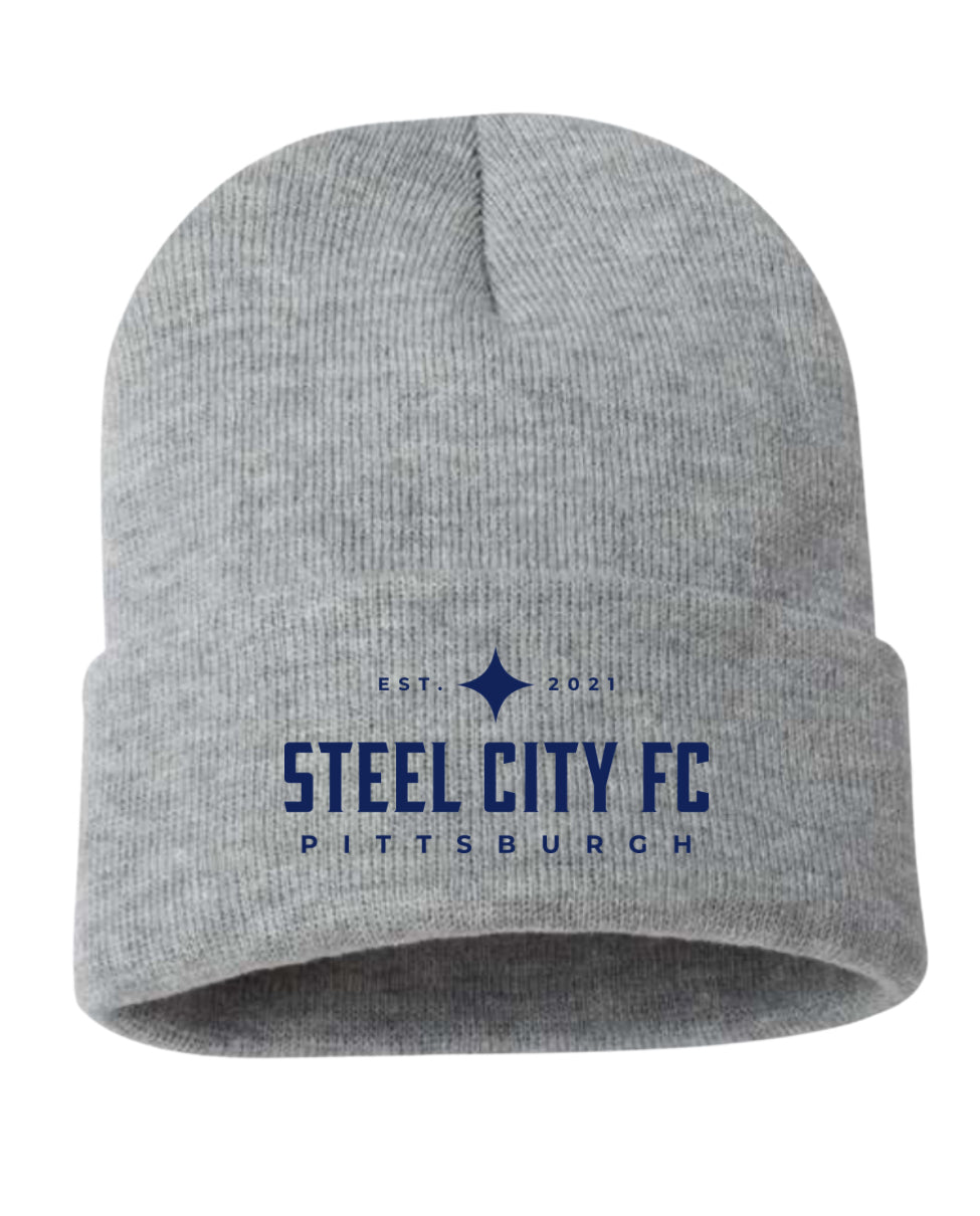 New Steel City FC - Grey Winter Beanie Hat