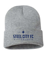 New Steel City FC - Grey Winter Beanie Hat