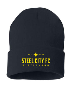 New Steel City FC - Navy Winter Beanie Hat