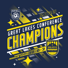 Load image into Gallery viewer, Steel City FC - Great Lake Conference Champions Dri-fit Shirt