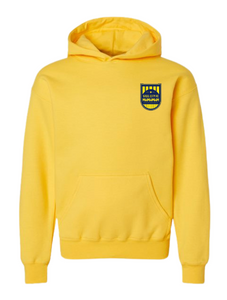SCFC - Kids Hoodie - Diasy Yellow with Navy SCFC Shield Logo