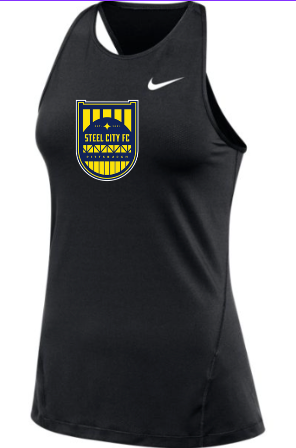 SCFC - Nike Pro All Over Mesh Tank - Black Shield Logo