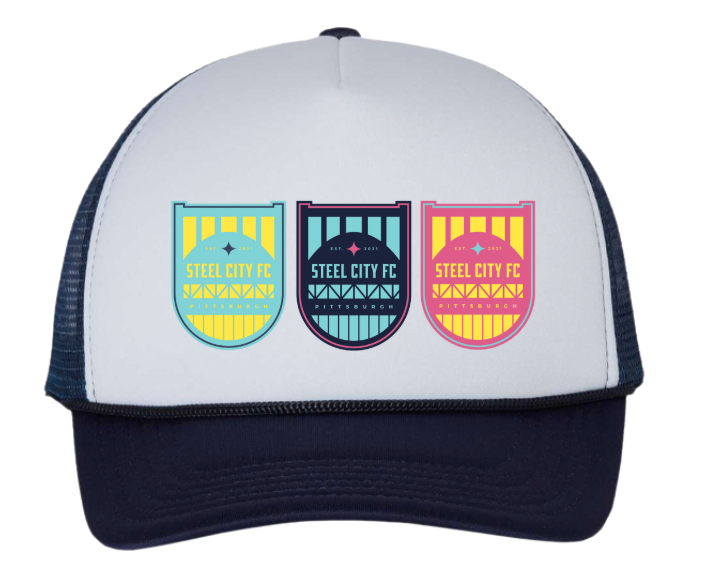 Steel City FC Pop Art Trucker Hat - Triple Logo