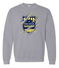 Load image into Gallery viewer, NEW!!! KIDS Steel City FC Starstrike Crewneck Sweatshirt
