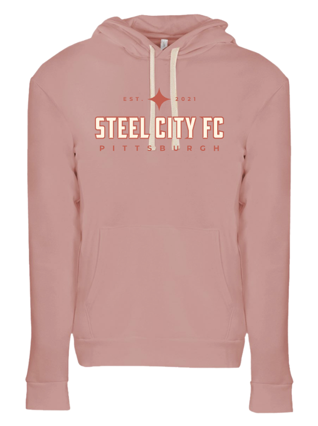 New SCFC - Springtime Dual Color Hoodie - Desert Pink – Steel City FC Shop