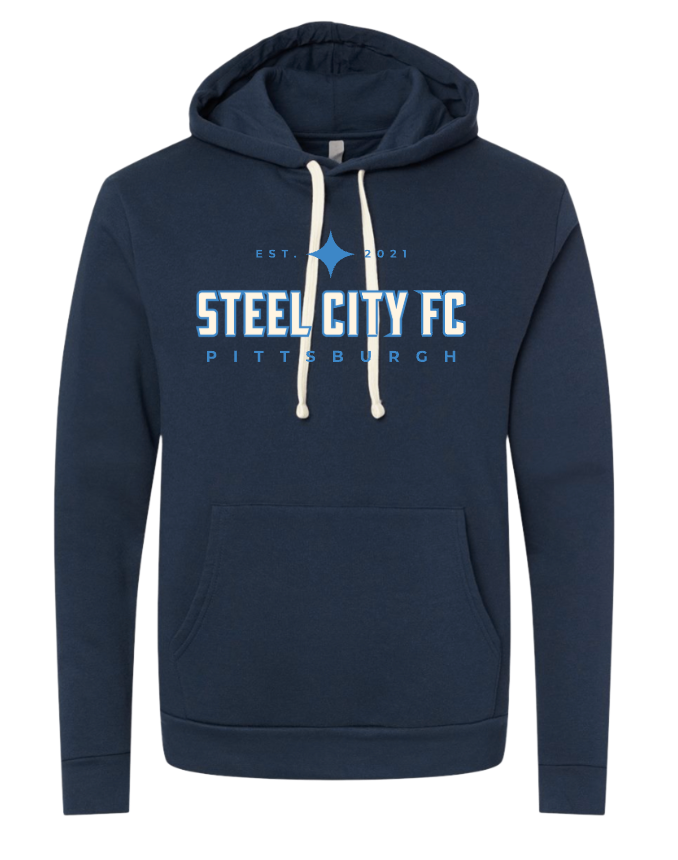 New SCFC - Springtime Dual Color Hoodie - Navy – Steel City FC Shop
