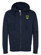 NEW!  SCFC Full Zip Hoodie - Left Chest Shield Logo - Navy
