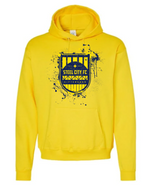 SCFC - Yellow Hoodie with Graffiti Logo