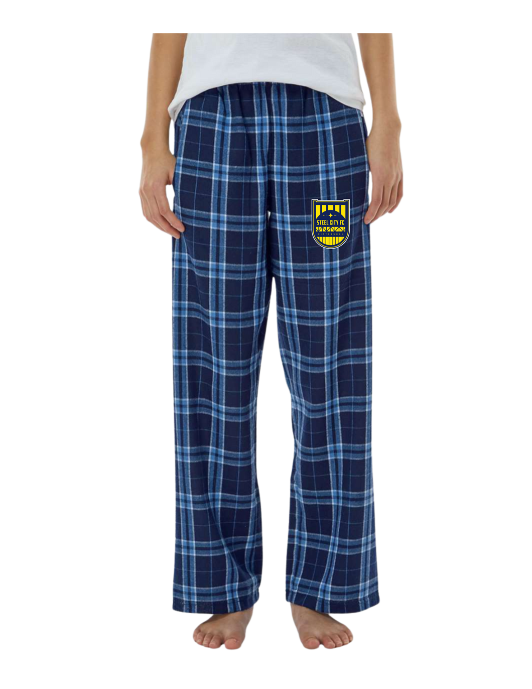 NEW!  SCFC - Navy and Royal - Flannel Pajama Pants