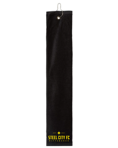 SCFC Black Golf Towel