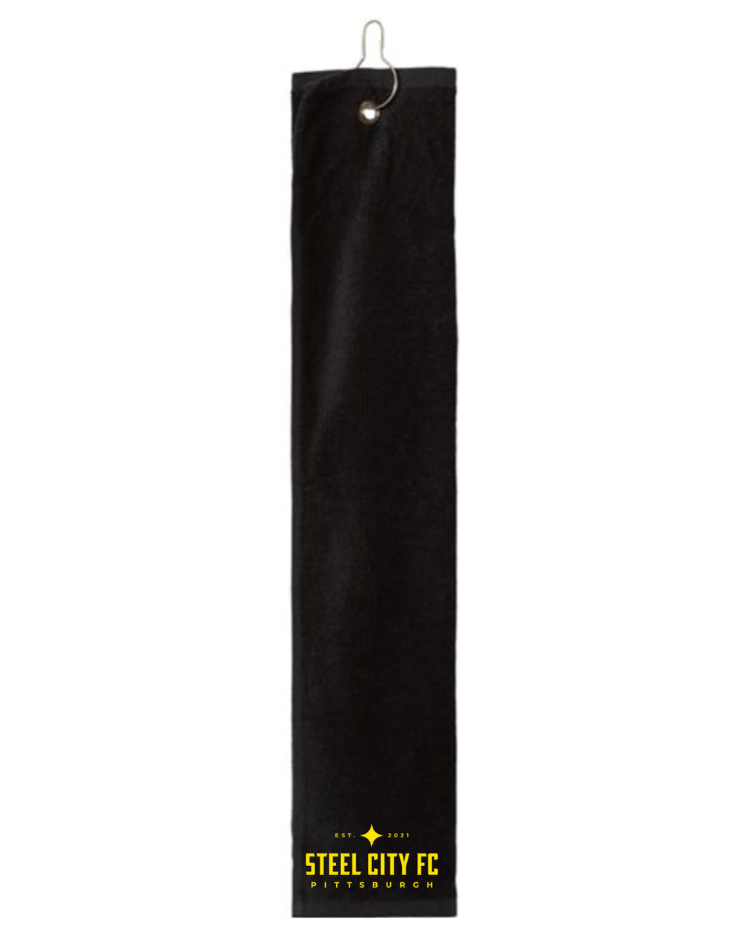 SCFC Black Golf Towel